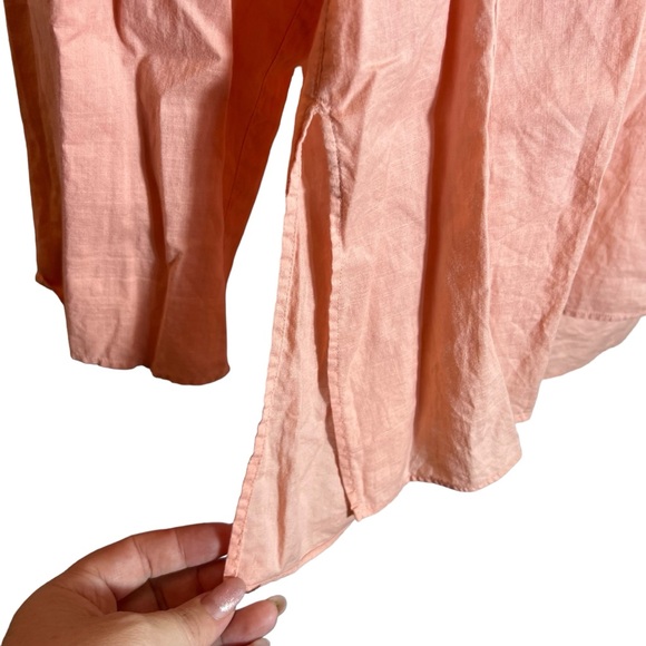 Eileen Fisher Cotton V-Neck Long Sleeve Tunic, Small - Picture 4 of 9